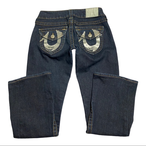 True Religion Bobby Silver Foil Jeans - Picture 2 of 10